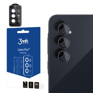 Sticlă rezistentă la lovituri pentru obiectivul aparatului foto Samsung Galaxy A35 5G - 3mk Lens Protection Pro Black