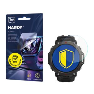 Sticlă hibridă pentru smartwatch Amazfit T-Rex 3 Pro 48mm - 3mk HARDY® Fusion Watch Protection™