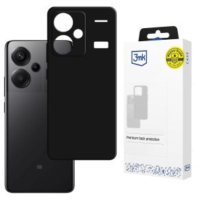Husă din silicon pentru Redmi Note 13 Pro+ - 3mk HARDY® Mellow Case™ Black