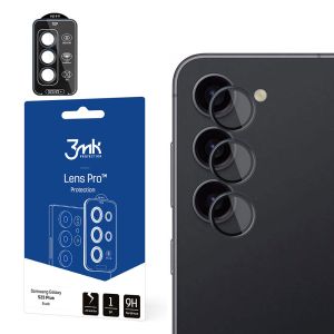 Sticlă rezistentă la lovituri pentru obiectivul aparatului foto Samsung Galaxy S23 5G - 3mk Lens Protection Pro Black