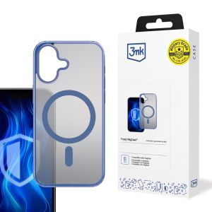 Husă pentru Apple iPhone 16 - 3mk Frosty MagCase Albastru