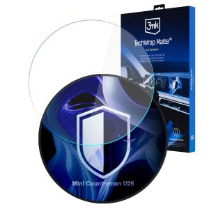 Folie de protecție mată pentru ecranul de navigație pentru Mini Countryman U25 2025 – 3mk TechWrap Matte™ Center Display