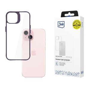 Husă pentru Apple iPhone 15 - 3mk Satin Armor Case+ Purple