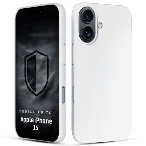 Husă din silicon cu MagSafe pentru Apple iPhone 16 - 3mk HARDY® Mellow MagCase™ White