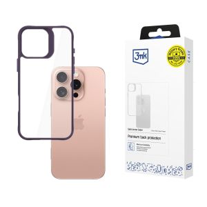Husă pentru Apple iPhone 16 Pro - 3mk Satin Armor Case+ Purple