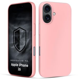 Husă din silicon cu MagSafe pentru Apple iPhone 16 - 3mk HARDY® Mellow MagCase™ Pink
