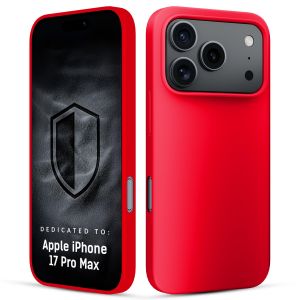 Husă din silicon pentru Apple iPhone 17 Pro Max - 3mk HARDY® Mellow Case™ Red