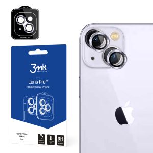 Sticlă rezistentă la lovituri pentru obiectivul aparatului foto Apple iPhone 14 Plus - 3mk Lens Protection Pro Black