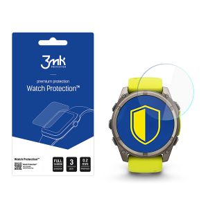 Protecție din sticlă pentru ecranul smartwatch Garmin Fenix 8 Solar/Sapphire 51mm - 3mk Watch Protection