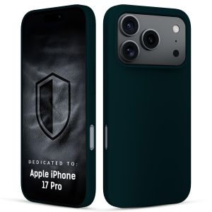 Husă din silicon pentru Apple iPhone 17 Pro - 3mk HARDY® Mellow Case™ Dark Green