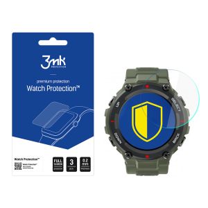 Protecție din sticlă pentru ecranul smartwatch Xiaomi Amazfit T-Rex 1.3 - 3mk Watch Protection