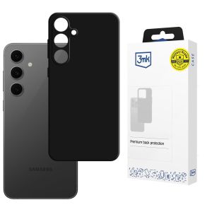 Husă din silicon pentru Samsung Galaxy S24 FE - 3mk HARDY® Mellow Case™ Black