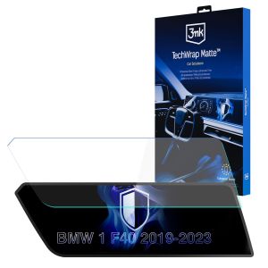 Folie de protecție mată pentru ecranul de navigație pentru BMW 1 F40 2019-23 – 3mk TechWrap Matte™ Center Display