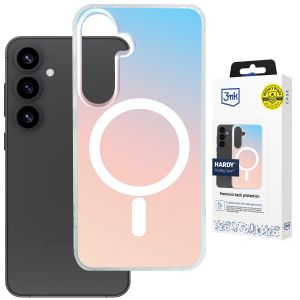 Husă holografică cu MagSafe pentru Samsung Galaxy S25 - 3mk HARDY® PrisMag Case™