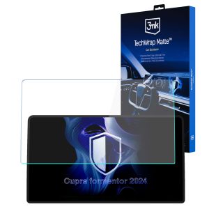 Folie de protecție mată pentru ecranul de navigație pentru Cupra Formentor 2024- – 3mk TechWrap Matte™ Center Display