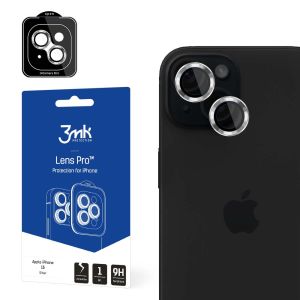 Sticlă rezistentă la lovituri pentru obiectivul aparatului foto Apple iPhone 15 - 3mk Lens Protection Pro Black
