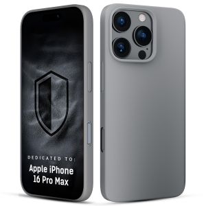 Husă din silicon cu MagSafe pentru Apple iPhone 16 Pro Max - 3mk HARDY® Mellow MagCase™ Natural Titanium