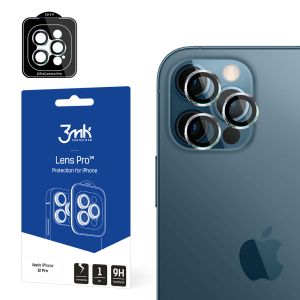 Sticlă rezistentă la lovituri pentru obiectivul aparatului foto Apple iPhone 12 Pro - 3mk Lens Protection Pro Black