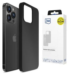 Husă din silicon pentru Apple iPhone 16 Pro - 3mk HARDY® Mellow Case™ Black