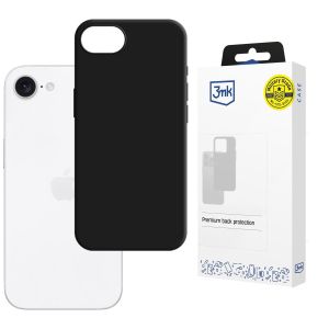 Husă din silicon pentru Apple iPhone 16E/ iPhone 17E - 3mk HARDY® Mellow Case™ Black