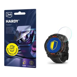 Sticlă hibridă pentru smartwatch Garmin Instinct 3 45mm (Amoled, Solar) - 3mk HARDY® Fusion Watch Protection™