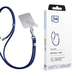 Sgheb de telefon 3mk EasyClip Dark Blue (silver)