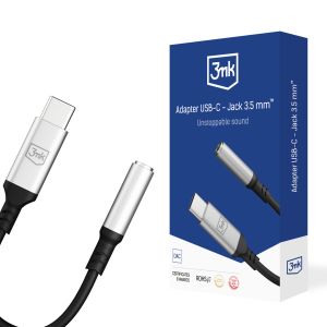 Adaptor USB-C - Jack 3.5 mm - 3mk Cablu Auxiliar