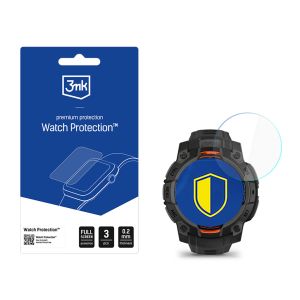 Protecție din sticlă pentru ecranul smartwatch Garmin Instinct 3 Tactical Edition 45mm (Solar) - 3mk Watch Protection