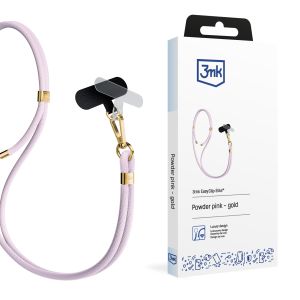 Sfoară pentru smartphone 3mk EasyClip Elite Powder Pink (gold)
