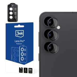 Sticlă rezistentă la lovituri pentru obiectivul aparatului foto Samsung Galaxy S25+ - 3mk Lens Protection Pro Black