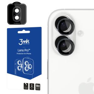 Sticlă rezistentă la lovituri pentru obiectivul aparatului foto Apple iPhone 17 - 3mk Lens Protection Pro Black