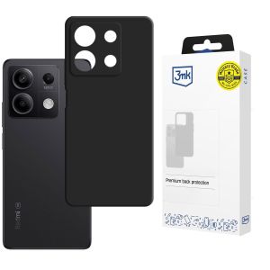Husă din silicon pentru Redmi Note 13 5G - 3mk HARDY® Mellow Case™ Black