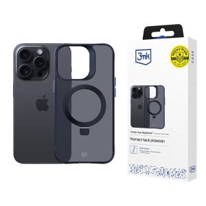 Husă pentru Apple iPhone 15 Pro Max - 3mk Smoke Case Mag&Stand