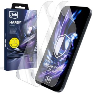 2x Sticlă hibridă pentru Apple iPhone 16 Pro - 3mk HARDY® Fusion™