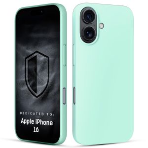 Husă din silicon cu MagSafe pentru Apple iPhone 16 - 3mk HARDY® Mellow MagCase™ Teal