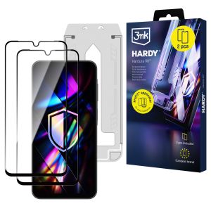 2x Sticlă securizată pentru ecran cu aplicator pentru Samsung Galaxy A26 5G - 3mk Hardy Hardura 9H