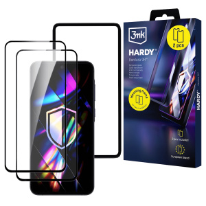 2x Sticlă securizată pentru ecran cu aplicator pentru Samsung Galaxy A35 / A55 5G - 3mk Hardy Hardura 9H