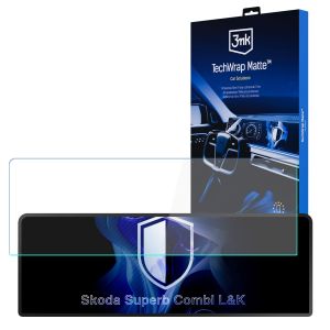 Folie mată de protecție pentru ecranul panoului de instrumente pentru Skoda Superb Combi L&K - 3mk TechWrap Matte Cluster™