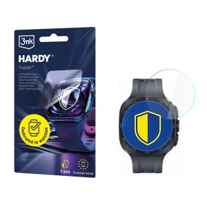 Sticlă hibridă pentru smartwatch Samsung Galaxy Watch Ultra 2 (2026) - 3mk HARDY® Fusion Watch Protection™