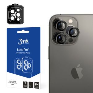 Sticlă securizată pentru obiectivul camerei pentru Apple iPhone 14 Pro/14 Pro Max 3mk Lens Protection Pro Graphite