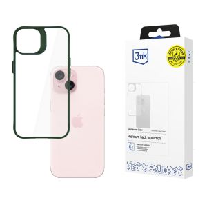 Husă pentru Apple iPhone 15 - 3mk Satin Armor Case+ Green