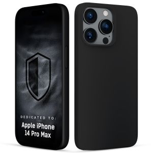 Husă din silicon pentru Apple iPhone 14 Pro Max - 3mk HARDY® Mellow Case™ Black