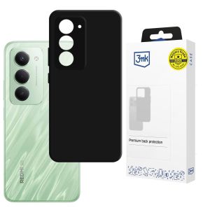 Husă din silicon pentru Redmi 15 4G - 3mk HARDY® Mellow Case™ Black