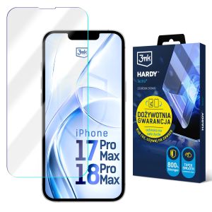 Folie superrezistentă pentru Apple iPhone 17 Pro Max/ 18 Pro Max - 3mk HARDY® Tectra™ (garanție pe viață)