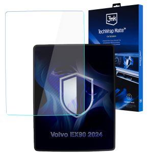 Folie de protecție mată pentru ecranul de navigație pentru Volvo EX90 2024- – 3mk TechWrap Matte™ Center Display