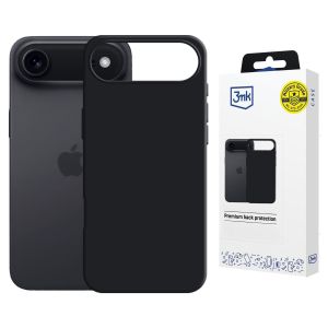 Husă din silicon cu MagSafe pentru Apple iPhone Air - 3mk HARDY® Mellow MagCase™ Black