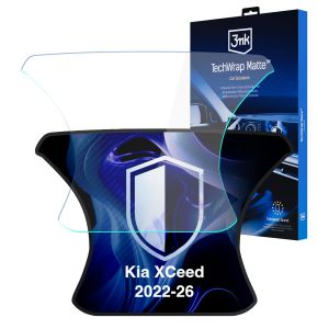 Folie mată de protecție pentru ecranul panoului de instrumente pentru Kia XCeed 2022-26 - 3mk TechWrap Matte Cluster™