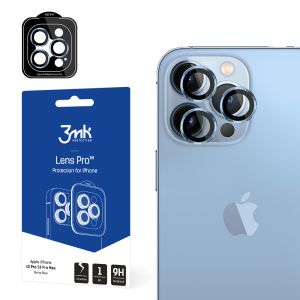 Sticlă securizată pentru obiectivul camerei pentru Apple iPhone 13 Pro/13 Pro Max 3mk Lens Protection Pro Sierra Blue