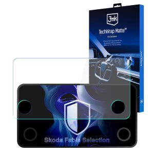 Folie de protecție mată pentru ecranul de navigație pentru Skoda Fabia Selection – 3mk TechWrap Matte™ Center Display
