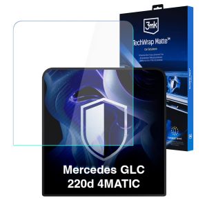 Folie de protecție mată pentru ecranul de navigație pentru Mercedes GLC 220d 4MATIC – 3mk TechWrap Matte™ Center Display